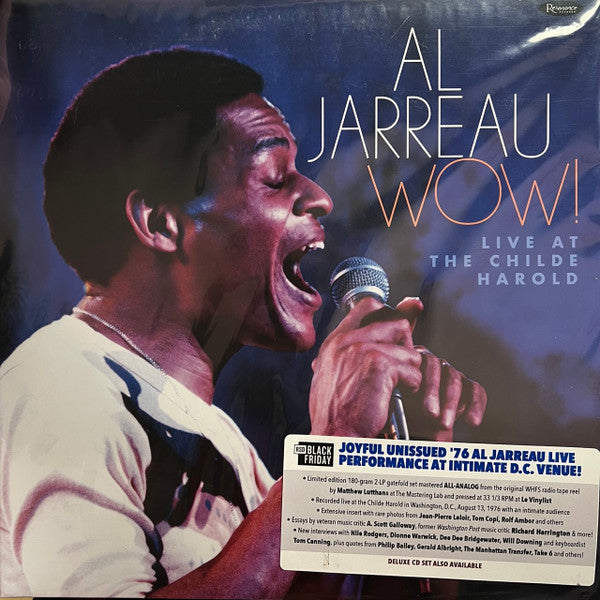 Al Jarreau - Wow! (Live At The Childe Harold) (2xLP, RSD, Ltd, Num, Gat)