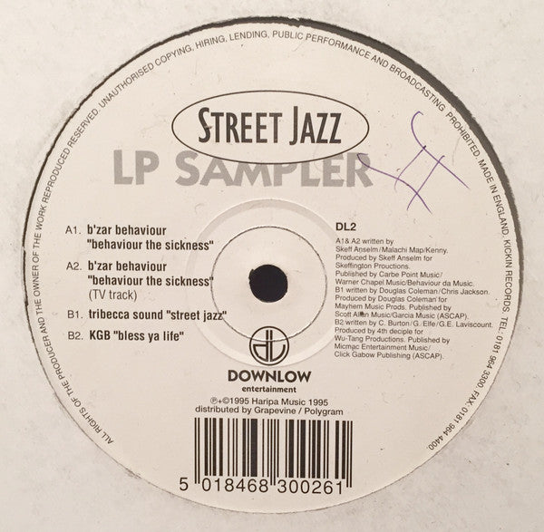 Various - Street Jazz LP Sampler (12", Smplr)