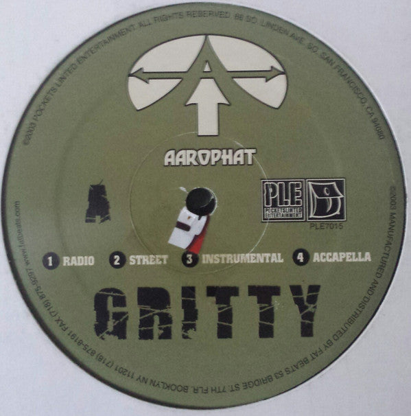 Aarophat - Gritty / Darkwind (12", Promo)