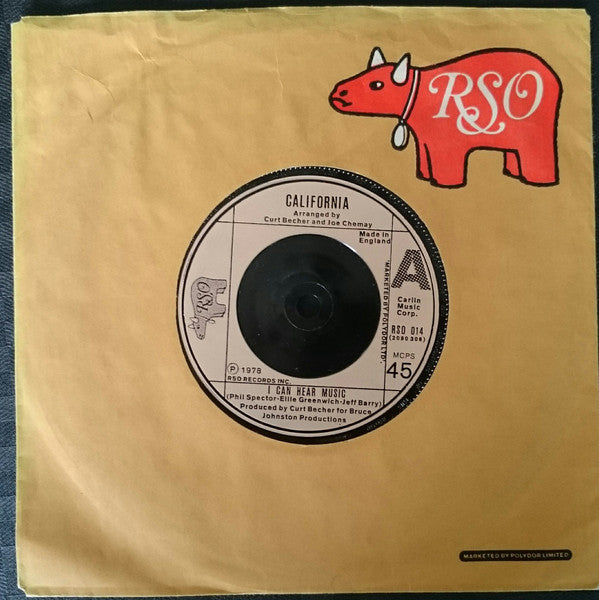 California (3) - I Can Hear Music (7", Single)
