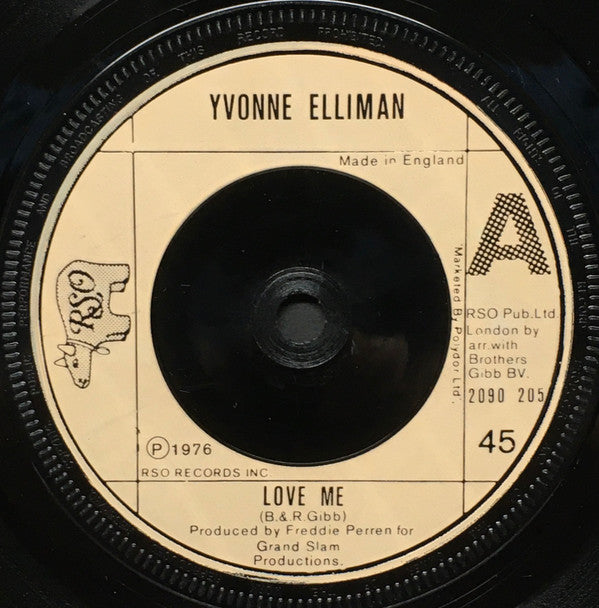 Yvonne Elliman - Love Me (7", Single)