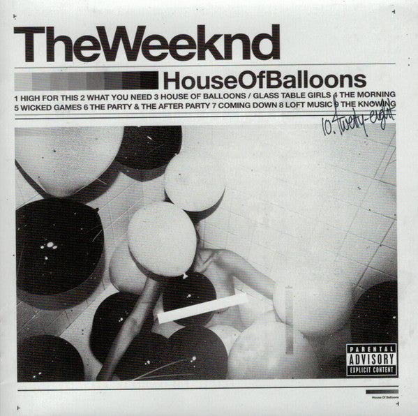 The Weeknd - House Of Balloons (CD, Album, Mixtape, RE)