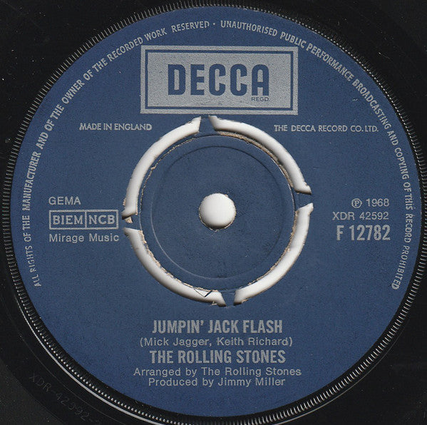 The Rolling Stones - Jumpin' Jack Flash (7", Single, RE)