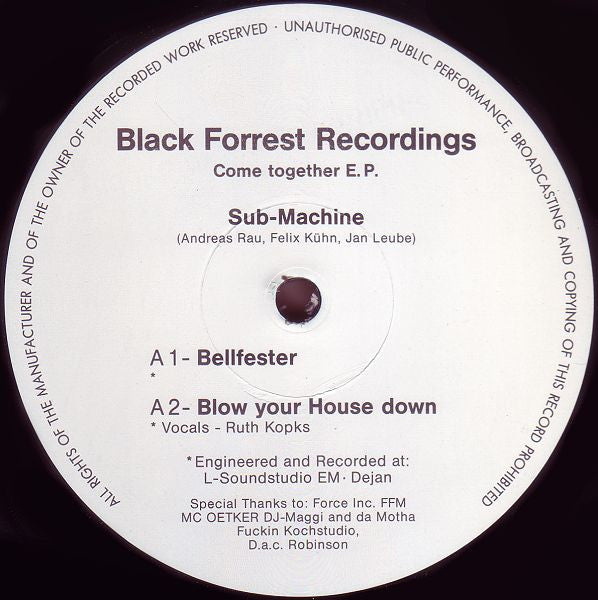 Sub-Machine* - Come Together E.P. (12", EP)