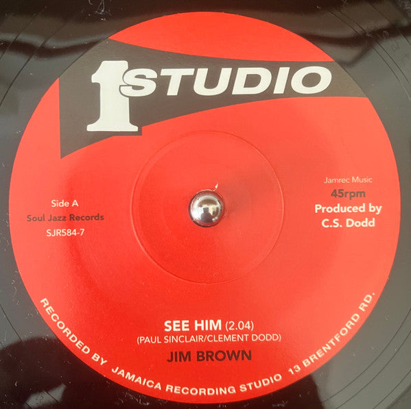 Jim Brown (2) - See Him (7", RE)