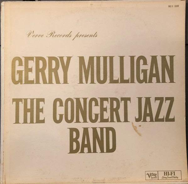 Gerry Mulligan - The Concert Jazz Band (LP, Album, Mono, Dee)