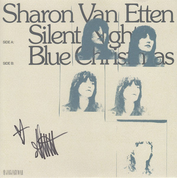 Sharon Van Etten - Silent Night / Blue Christmas (7", Single, Blu)