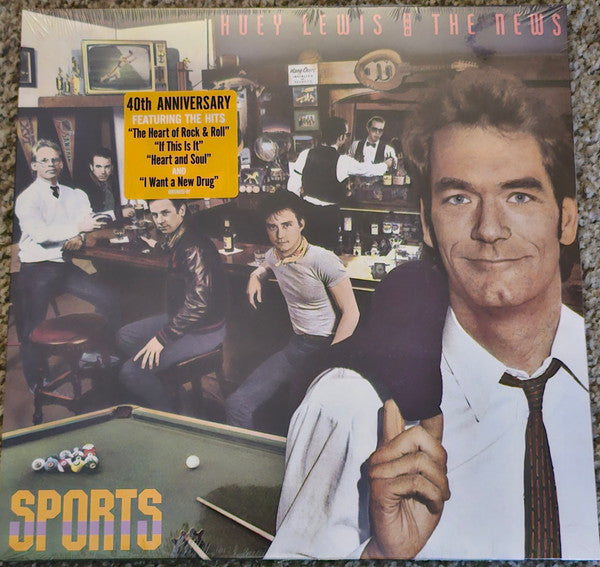 Huey Lewis & The News - Sports (LP, Album, RE, 40t)