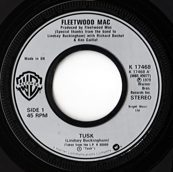 Fleetwood Mac - Tusk (7", Single, Sil)