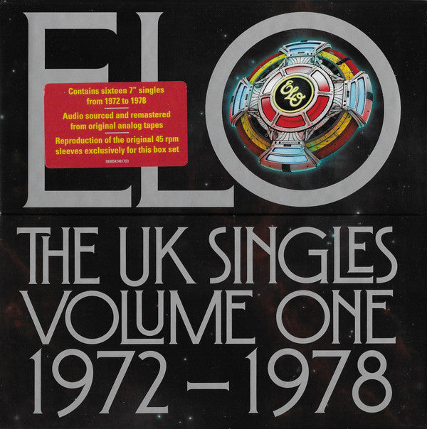 ELO* - The UK Singles Volume One 1972-1978 (11x7", Single, RE, RM + 2x7", Single, RE, RM, Lar )