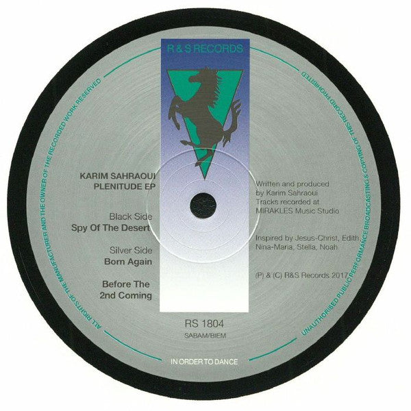 Karim Sahraoui - Plenitude EP (12", EP)