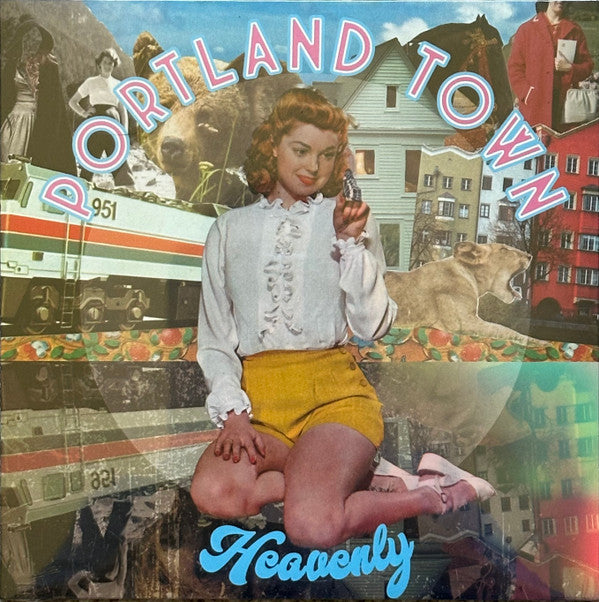 Heavenly - Portland Town (7", Single, Yel)