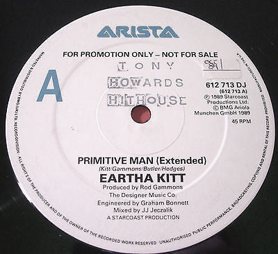 Eartha Kitt - Primitive Man (12", Promo)
