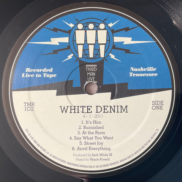 White Denim - Live At Third Man (LP, Album)