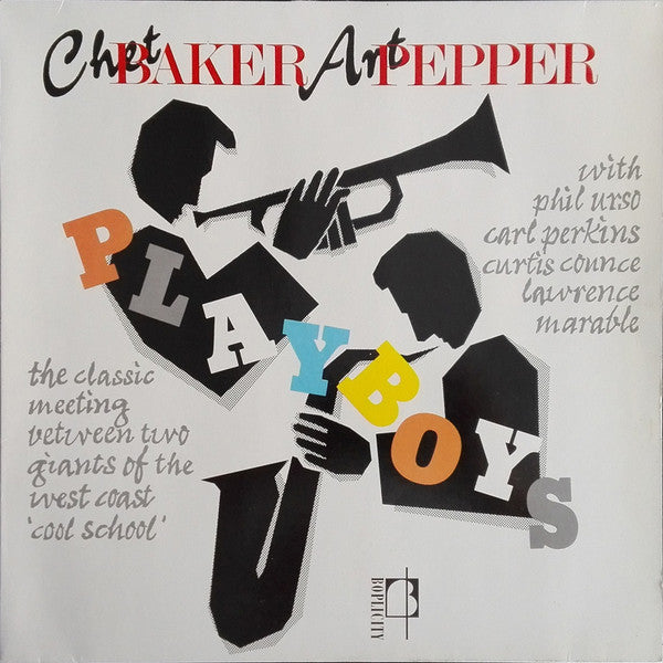 Chet Baker & Art Pepper - Playboys (LP, Album, RE)