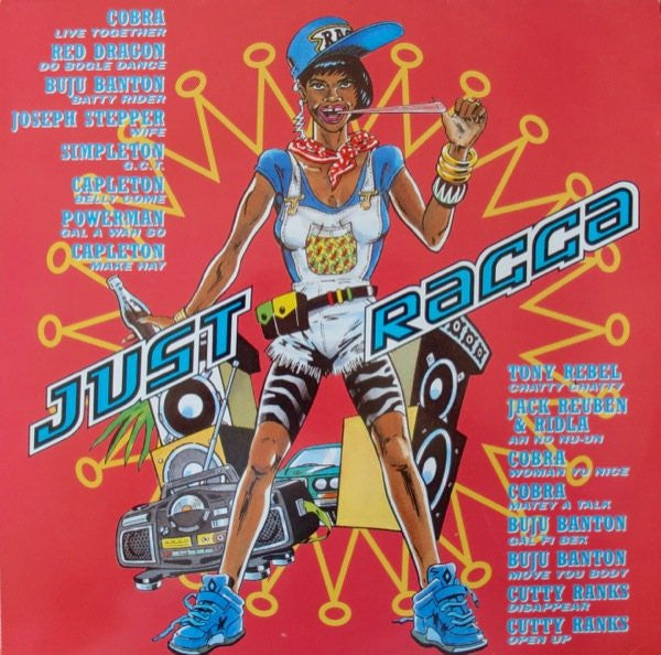 Various - Just Ragga 1 (LP, Comp, Yel)