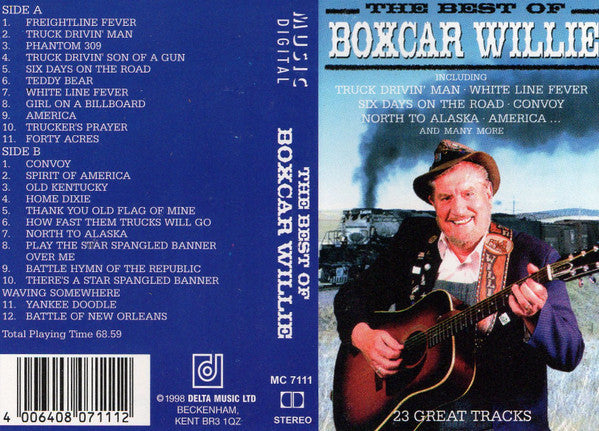 Boxcar Willie - The Best Of Boxcar Willie (Cass, Comp)