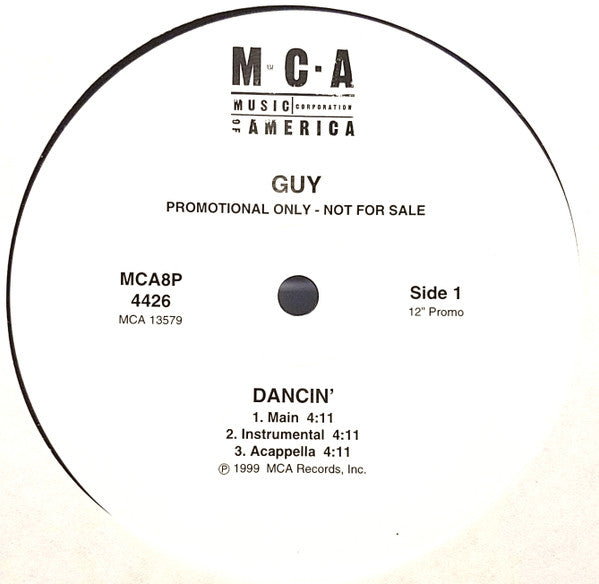 Guy - Dancin' (12", Promo)
