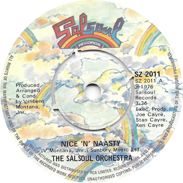 The Salsoul Orchestra - Nice 'N' Naasty (7", Single)