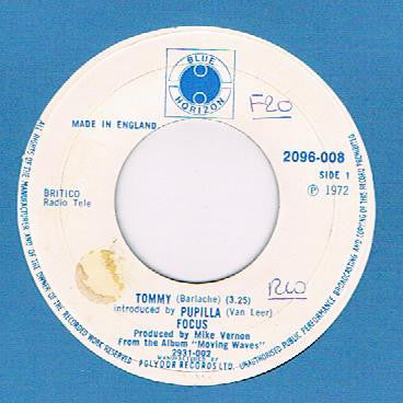 Focus (2) - Tommy (7", Single)