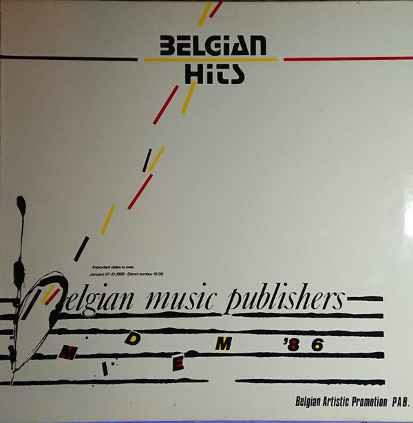 Various - Belgian Hits (LP, Comp, Promo)