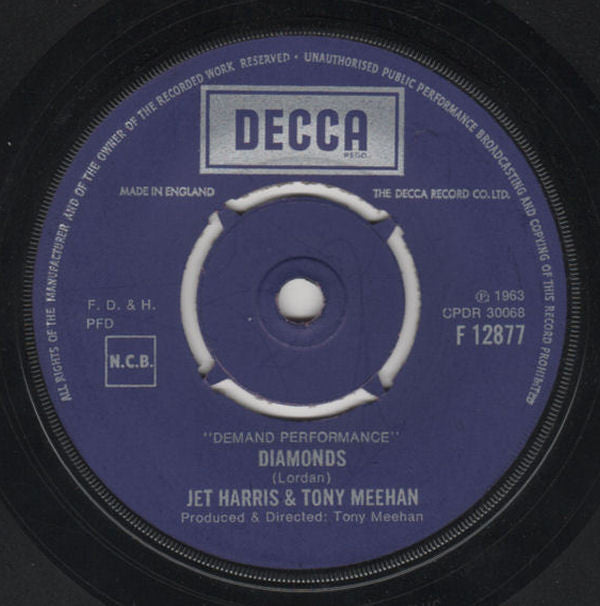 Jet Harris & Tony Meehan* - Diamonds (7", Single)
