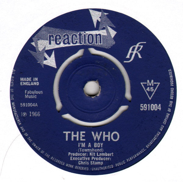 The Who - I'm A Boy (7", Single, Mono, 3-P)