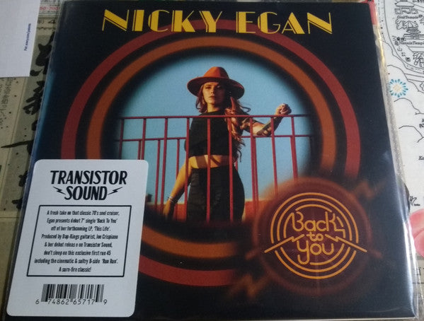 Nicky Egan - Back To You (7")