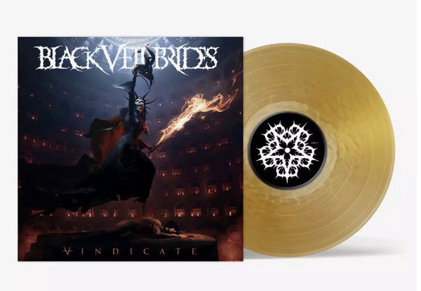Black Veil Brides - Vindicate (LP, Album, Gol)