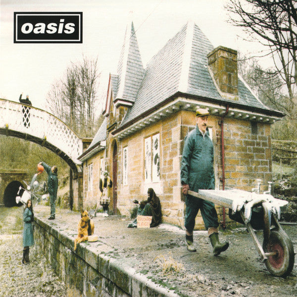 Oasis (2) - Some Might Say (7", Single, Ltd, Num, RE, Pea)