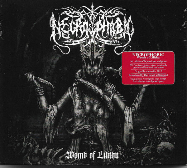 Necrophobic - Womb Of Lilithu (CD, Album, Ltd, RE, RM, Sli)