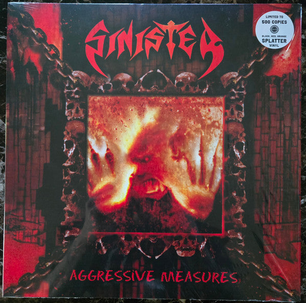 Sinister - Aggressive Measures (LP, Album, Ltd, RE, Bla)