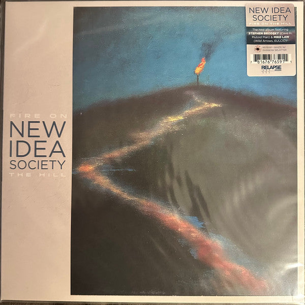 New Idea Society - Fire On The Hill (LP, Album, Whi)