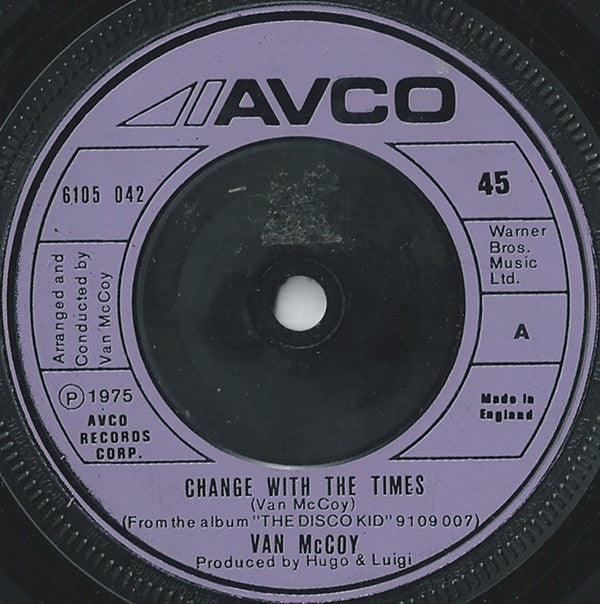 Van McCoy - Change With The Times (7", Single)