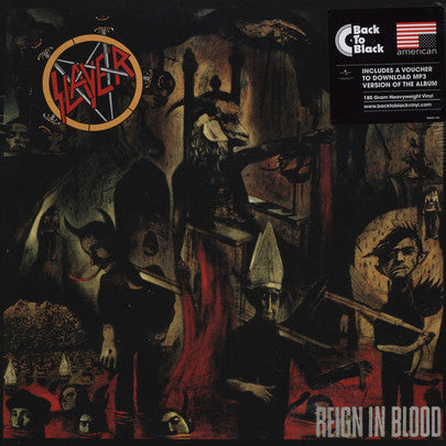 Slayer - Reign In Blood (LP, Album, RE, RM, 180)
