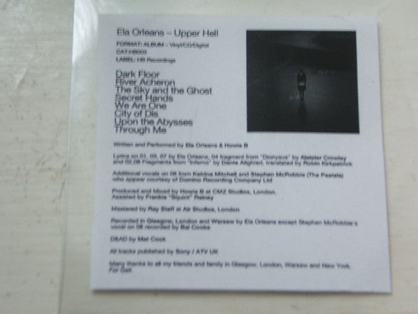 Ela Orleans - Upper Hell (CD, Album, Sti)
