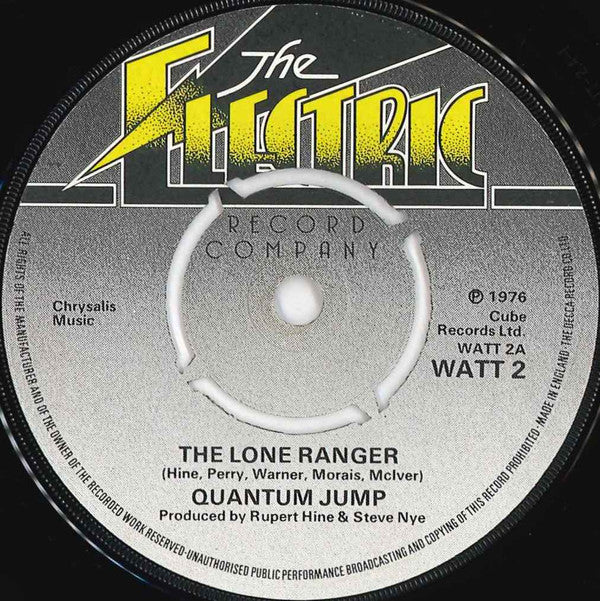Quantum Jump - The Lone Ranger (7", Single, WAT)