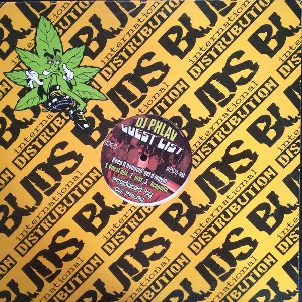 DJ Phlav - Guest List (12")