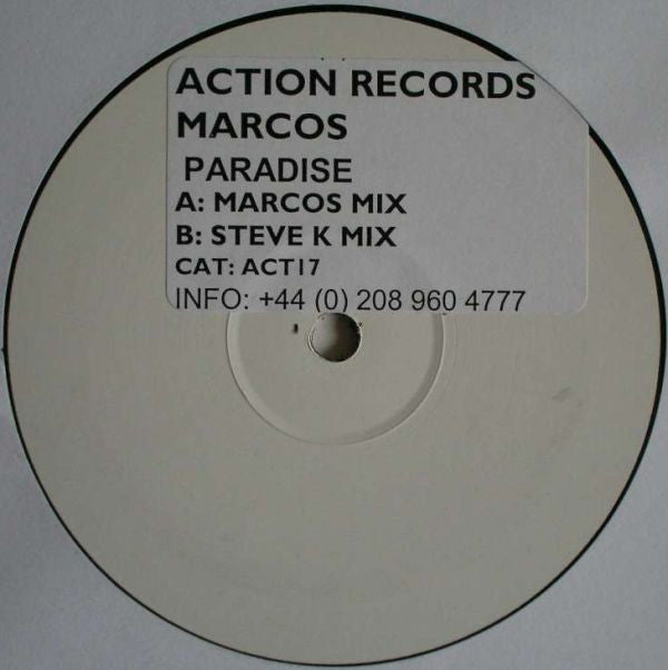 Marcos - Paradise (12", W/Lbl, Sti)