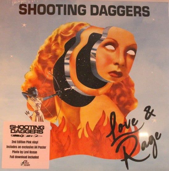 Shooting Daggers - Love & Rage (LP, Ltd, Pin)