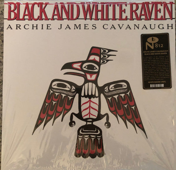 Archie James Cavanaugh - Black And White Raven (LP, Album, RE, Whi)