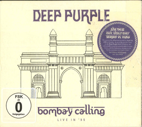 Deep Purple - Bombay Calling (Live In '95) (2xCD, Album + DVD-V, Album, RE + Ltd, Num)
