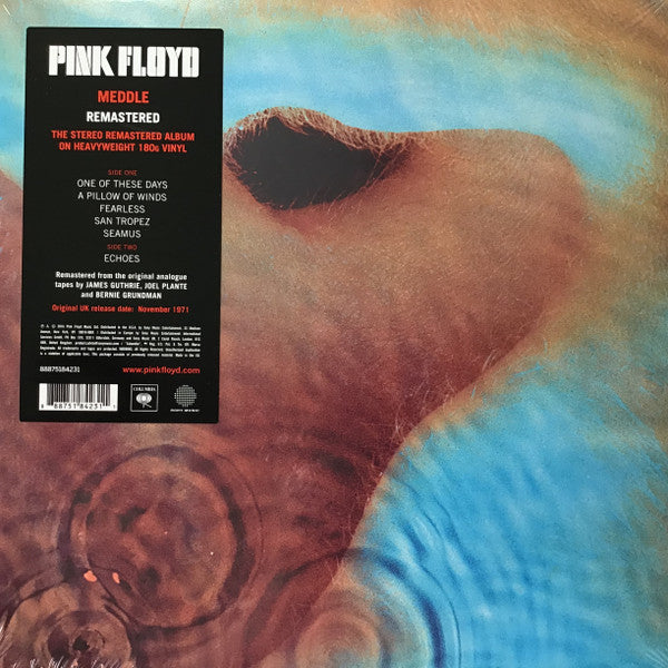 Pink Floyd - Meddle (LP, Album, RE, RM, Gat)