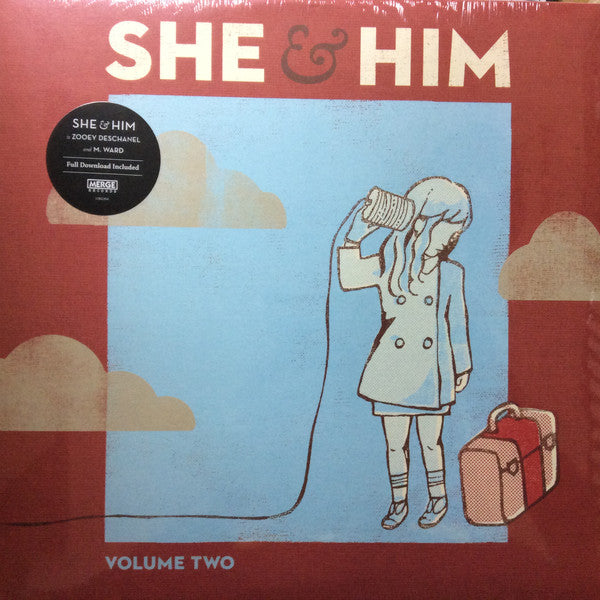 She & Him - Volume Two (LP, Album, RP)
