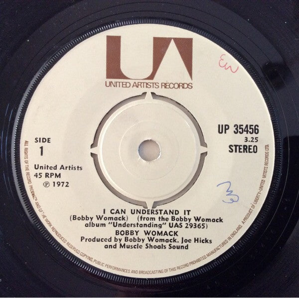 Bobby Womack - I Can Understand It / Harry Hippie (7", Single, 4-p)