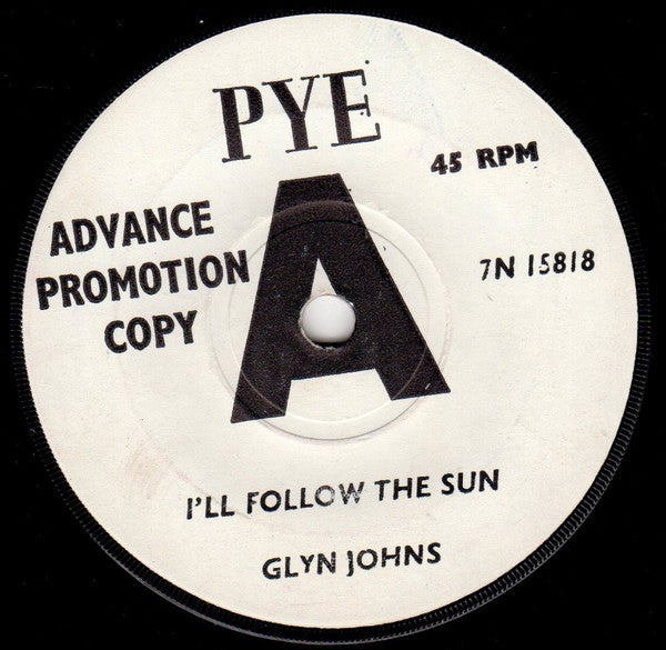 Glyn Johns - I'll Follow The Sun (7", Promo)