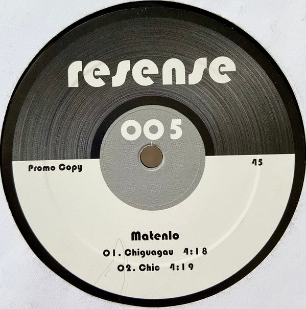 Matenlo - Resense 005 (12", Promo)