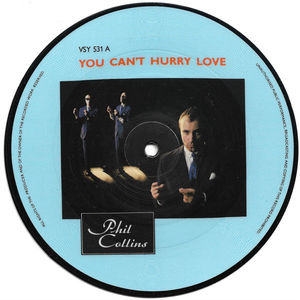 Phil Collins - You Can't Hurry Love (7", Pic)