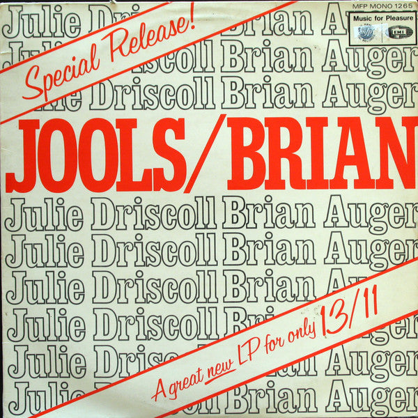 Julie Driscoll, Brian Auger - Jools / Brian (LP, Album, Comp, Mono)