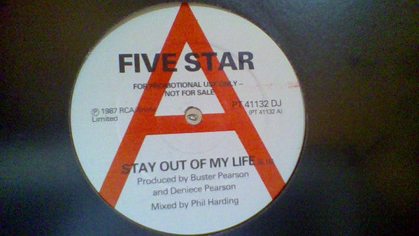 Five Star - Stay Out Of My Life (12", Promo)